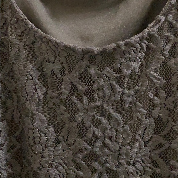 💜4/$30 - black lace top - Picture 3 of 3